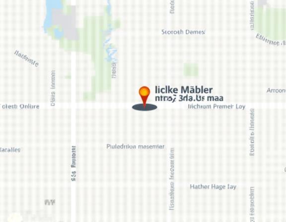 Kart som viser lokasjonen til Lykke Møbler i Storgata, Oslo.